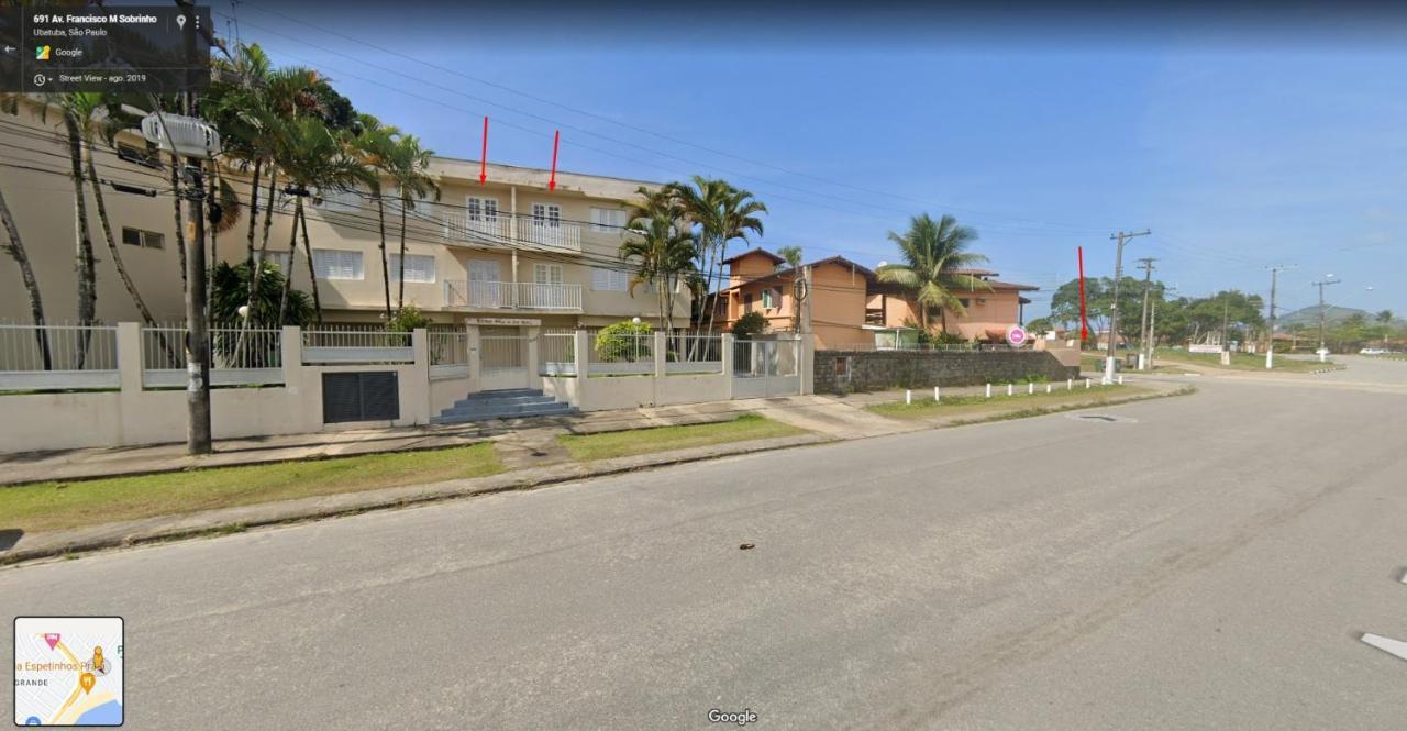 Lindo Apartamento Praia Grande Tenório pé na areia com ar Ubatuba Exterior foto